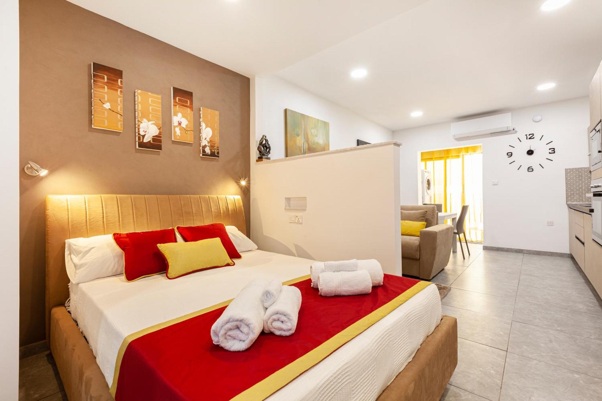 Modern & Lovely Studio - Prime Location St. Julian's Exterior foto